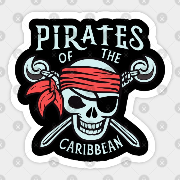 Pirates of the Caribbean Sticker by InspiredByTheMagic